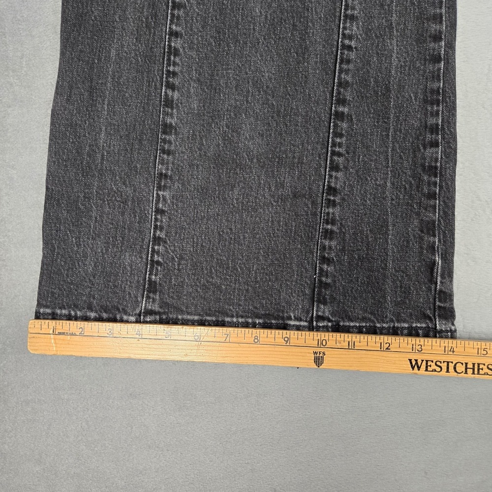 Anthropologie Pilcro The Skipper Jeans Women 29 Black High Rise Wide Leg Stretch - Picture 11 of 12